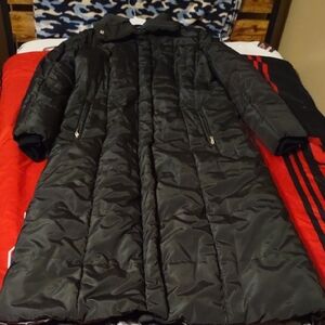 Dennis Basso Black Puffer Coat